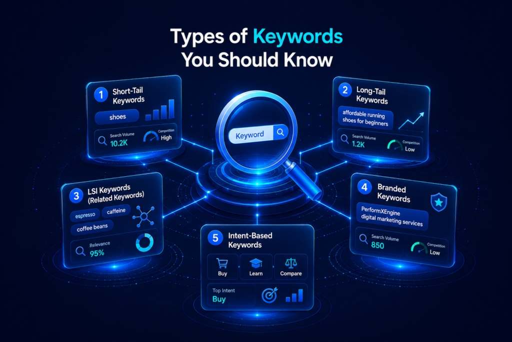 Types of Keywords